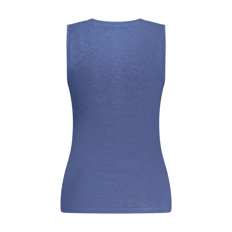 Canotta Donna Blu Stampa Logo miniatura 2