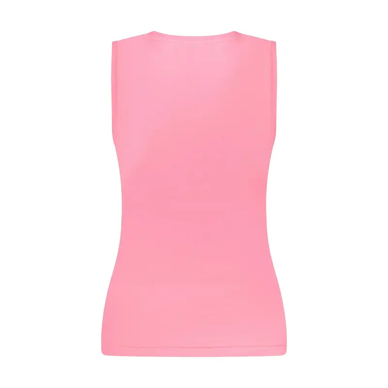 Canotta Donna Rosa Stampa Logo miniatura 2