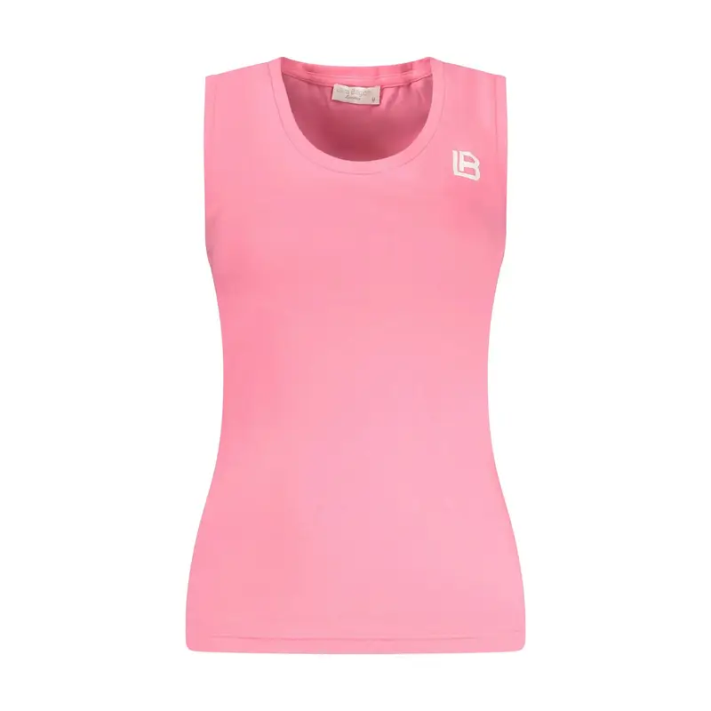 Canotta Donna Rosa Stampa Logo