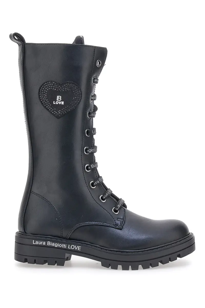 Combat Boots Neri Laura Biagiotti 8611 [NERO]