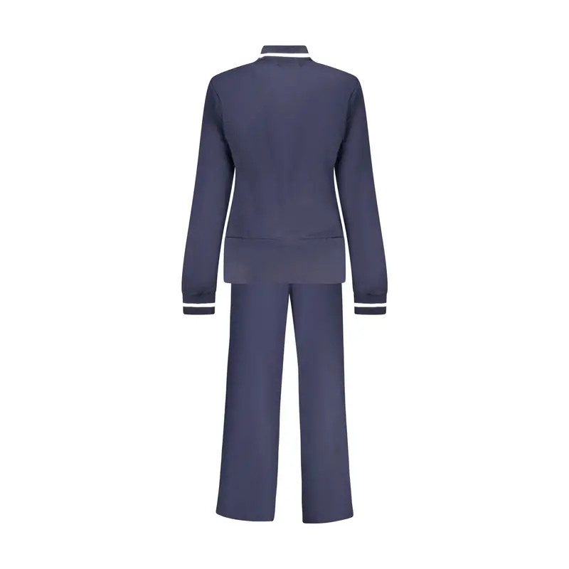 Felpa Tuta Sportiva Donna Blu Full Zip miniatura 2