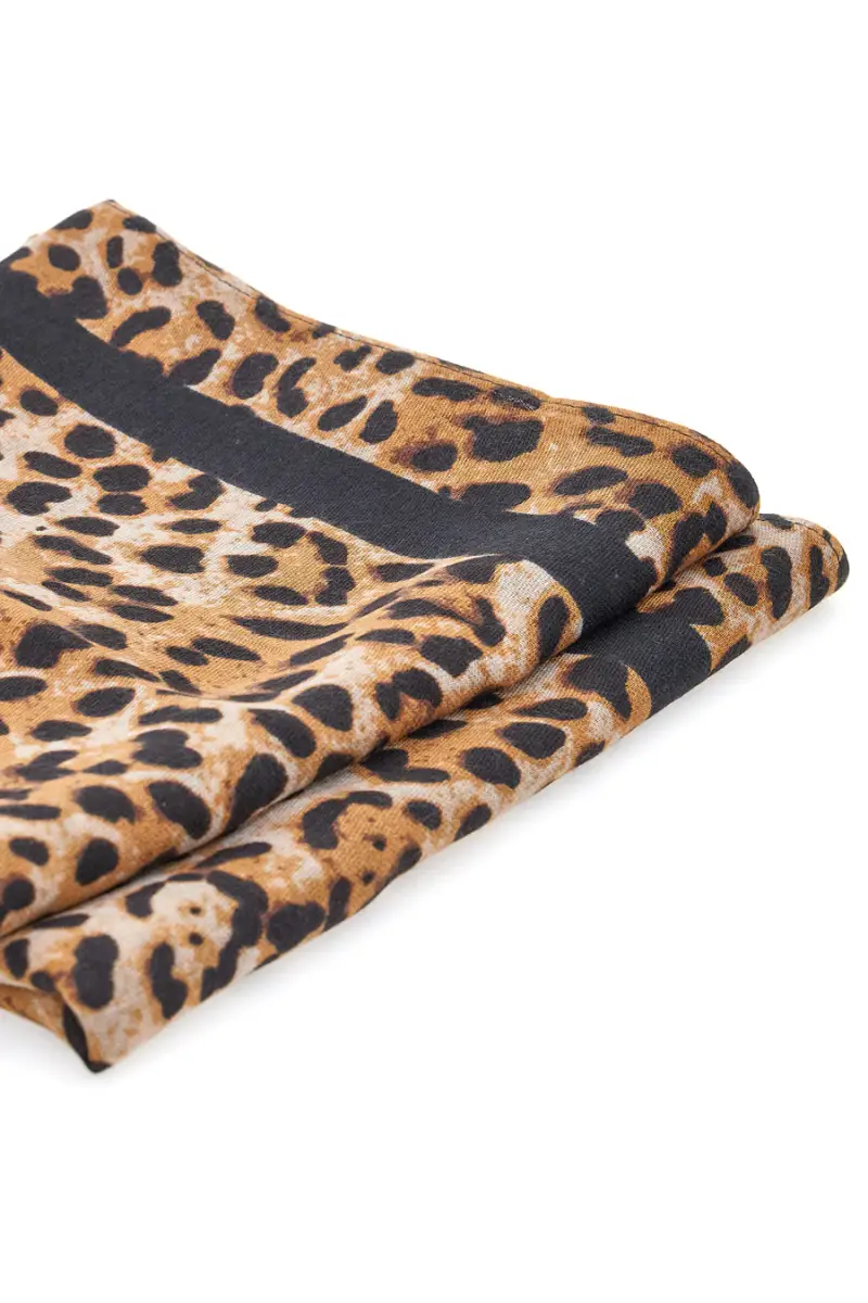 Foulard animalier con banda centrale nera Laura Biagiotti LB25W217-20 [MULTI] miniatura 3