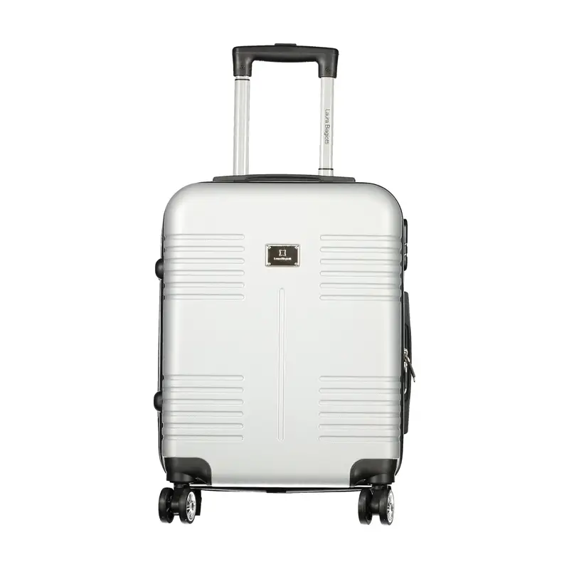 Set 3 Trolley Grandi Argento con Ruote e Chiusura a Combinazione miniatura 3