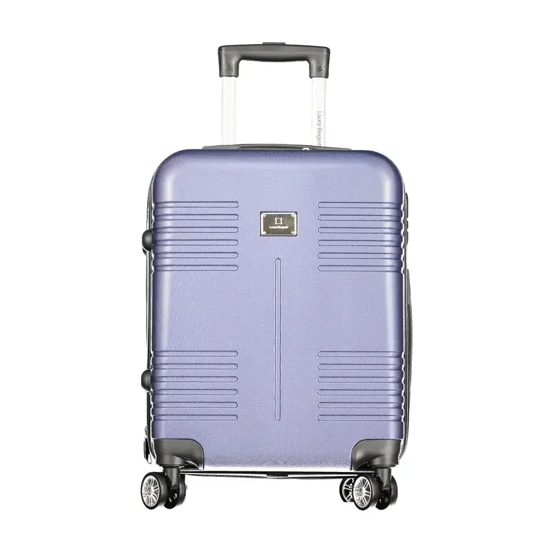 Set 3 Trolley Grandi Blu con Ruote e Chiusura a Combinazione miniatura 3