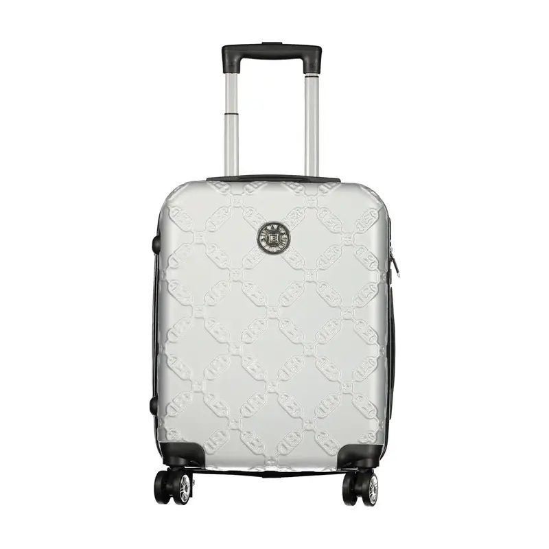 Set 3 Trolley Grandi Donna Argento con Ruote e Lucchetto miniatura 2