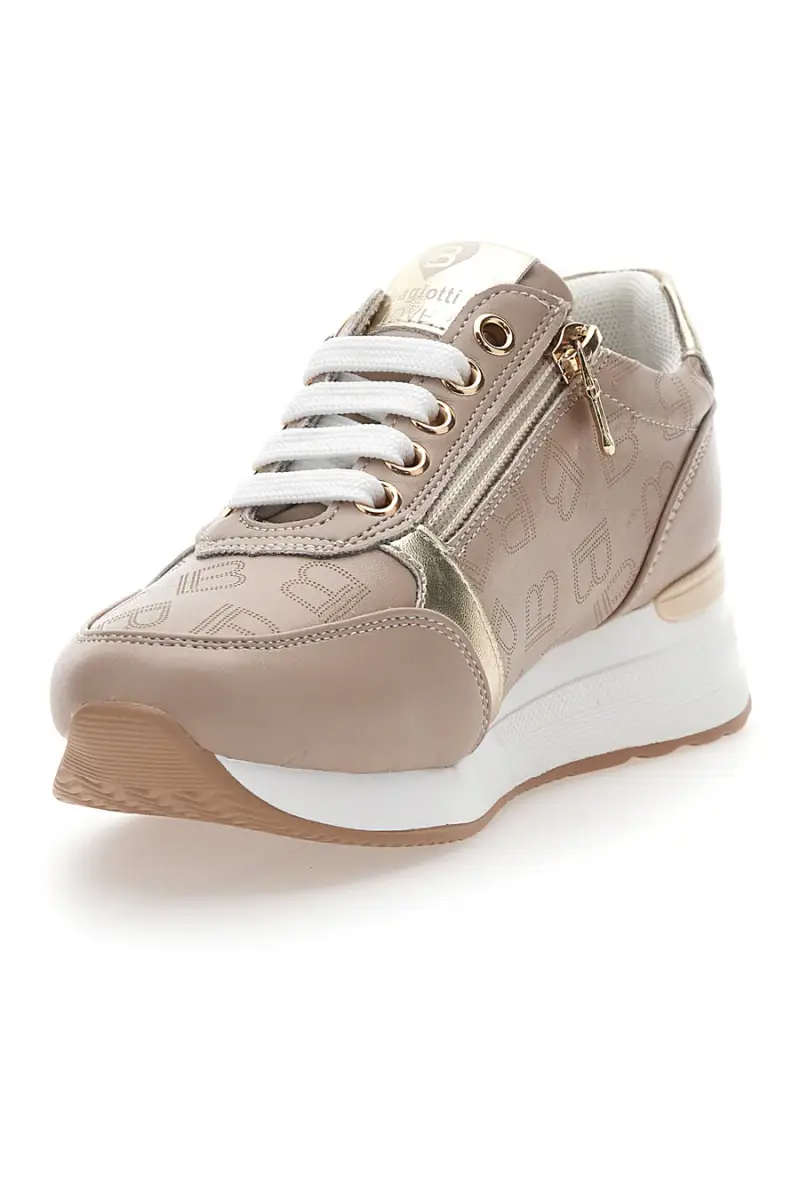Sneakers Beige Laura Biagiotti 8970 [BEIGE] miniatura 3