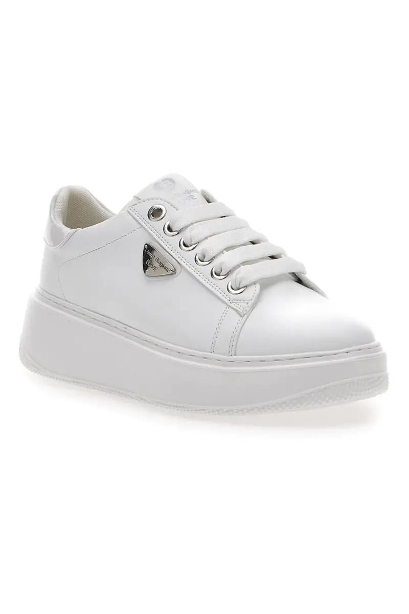 Sneakers Bianche con Platform LAURA BIAGIOTTI 93969394 [BIANCO] miniatura 2