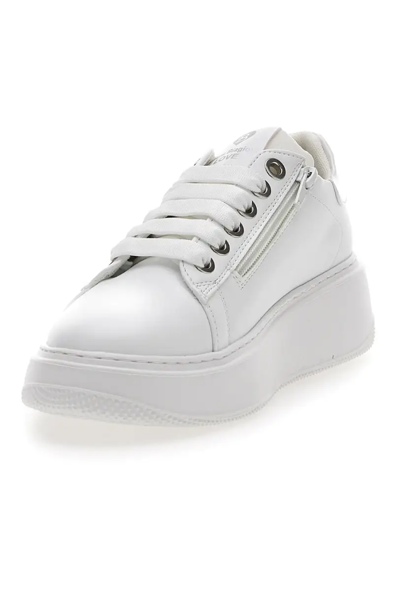 Sneakers Bianche con Platform LAURA BIAGIOTTI 93969394 [BIANCO] miniatura 3