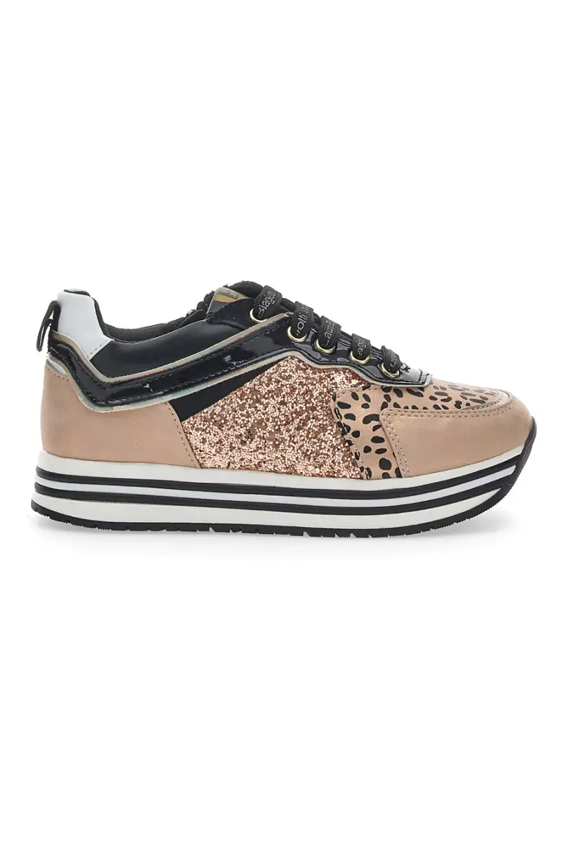 Sneakers con Flatform Laura Biagiotti 14044 [ROSA]