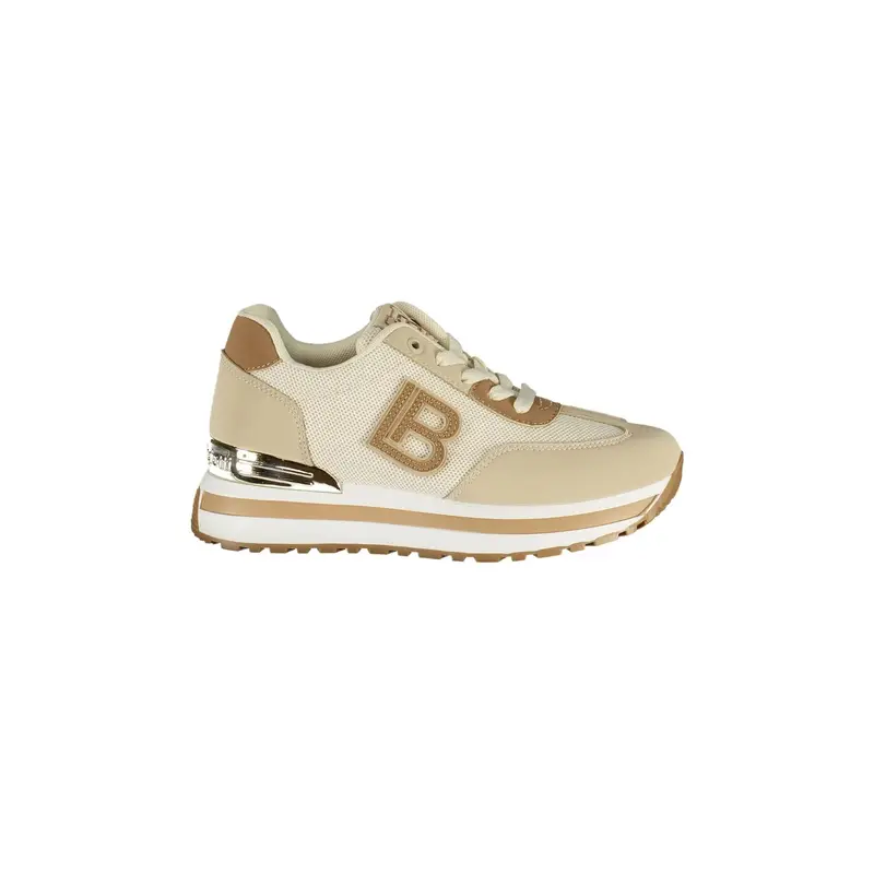 Sneakers Donna Beige Logo