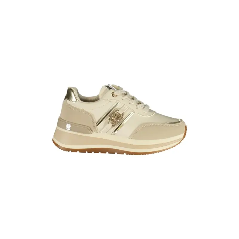 Sneakers Donna Beige Logo