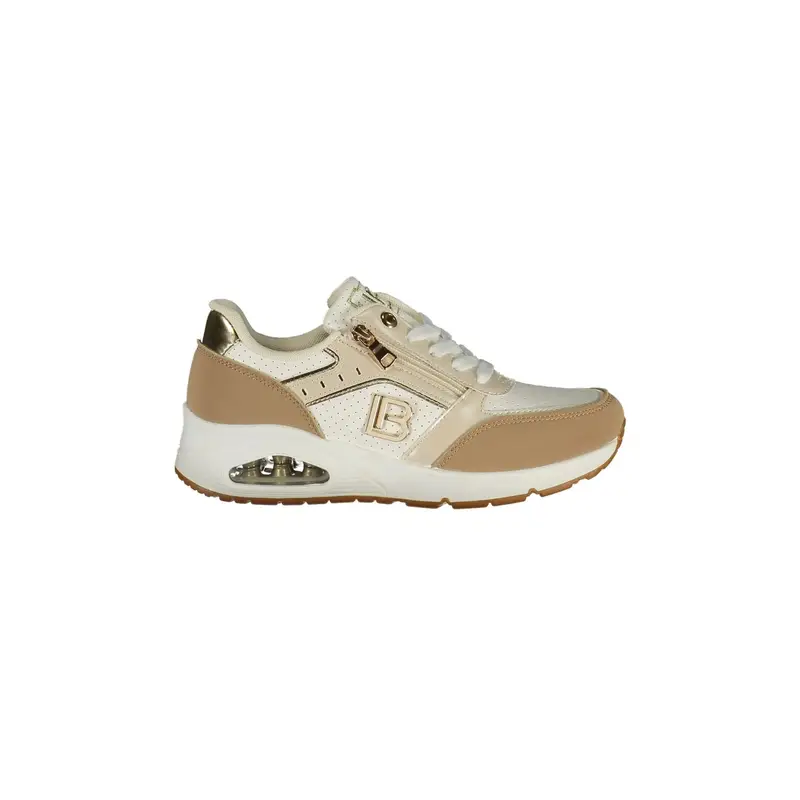 Sneakers Donna Bianche Zip Laterale Bianco