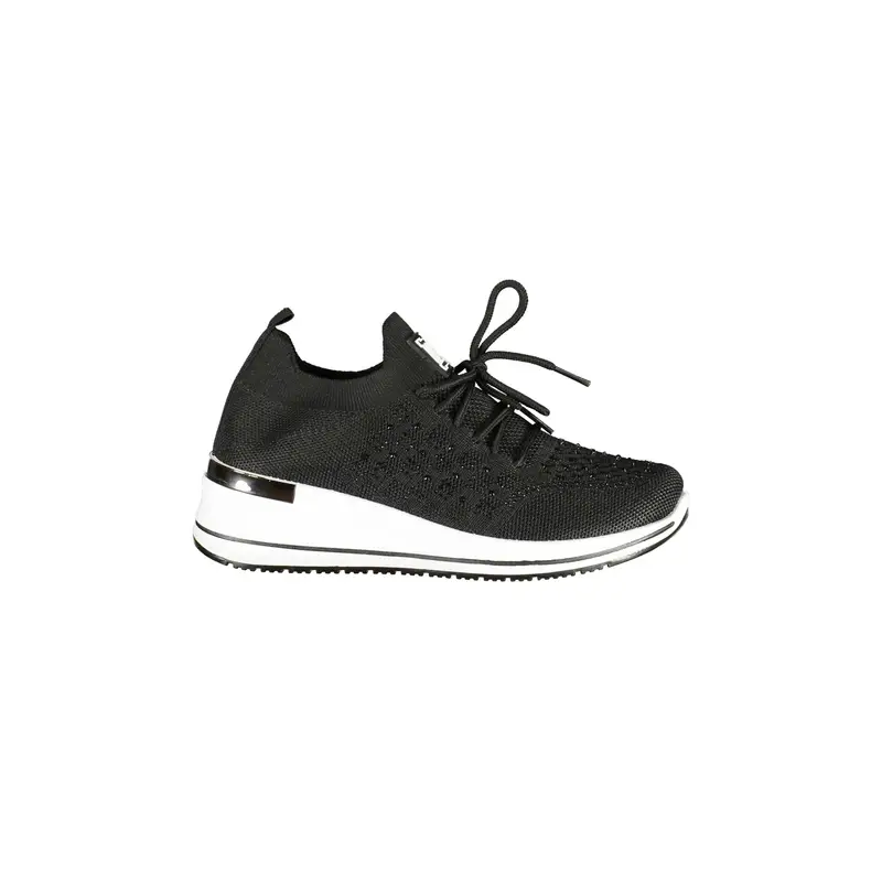Sneakers Donna Nere Strass Nero