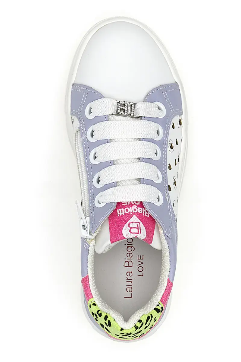 Sneakers Laura Biagiotti 14546 Bianche [LILLA] miniatura 5
