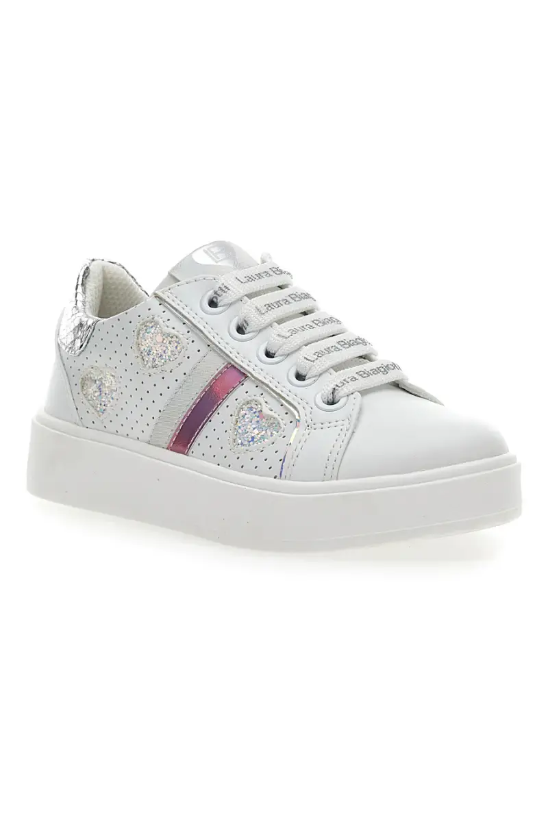 Sneakers Laura Biagiotti 8344 Bianche [BIANCO] miniatura 2