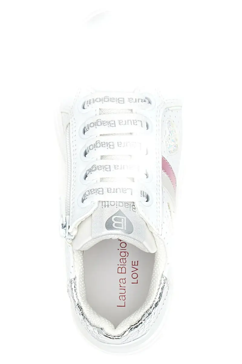 Sneakers Laura Biagiotti 8344 Bianche [BIANCO] miniatura 5