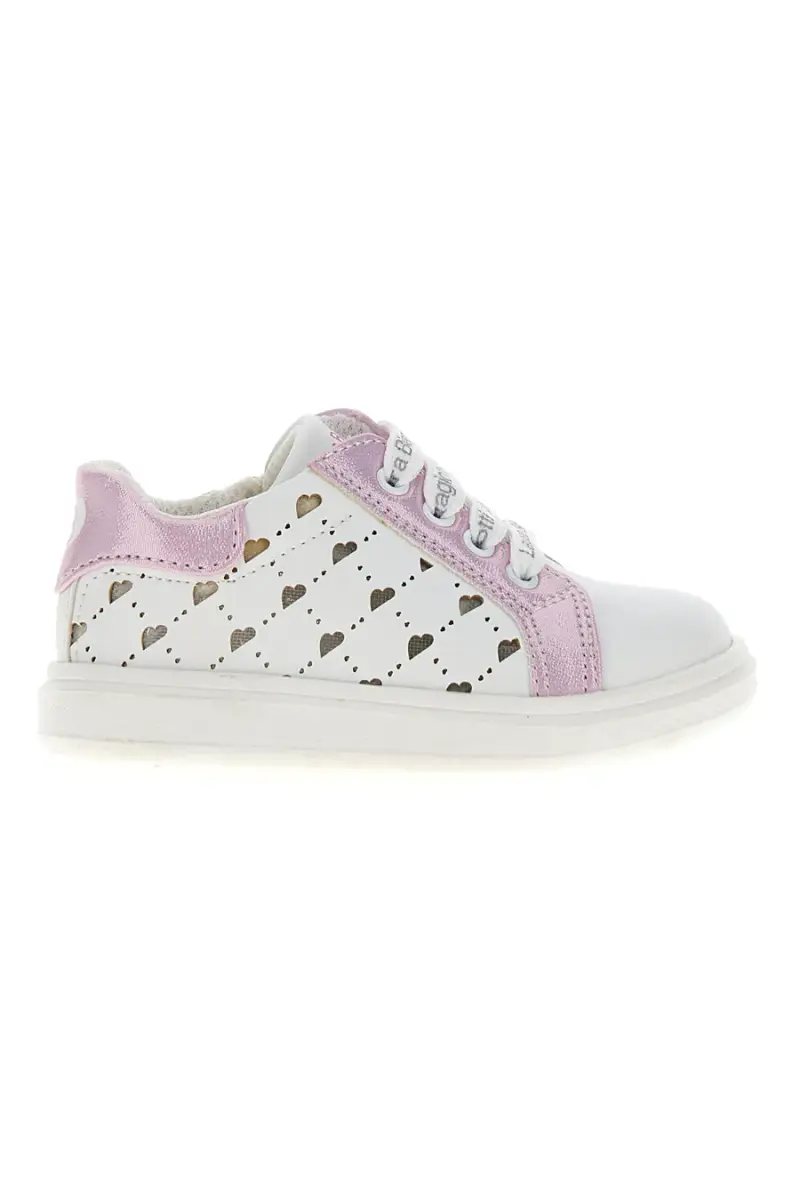 Sneakers Laura Biagiotti 8430 Bianche e Rosa [WHITE