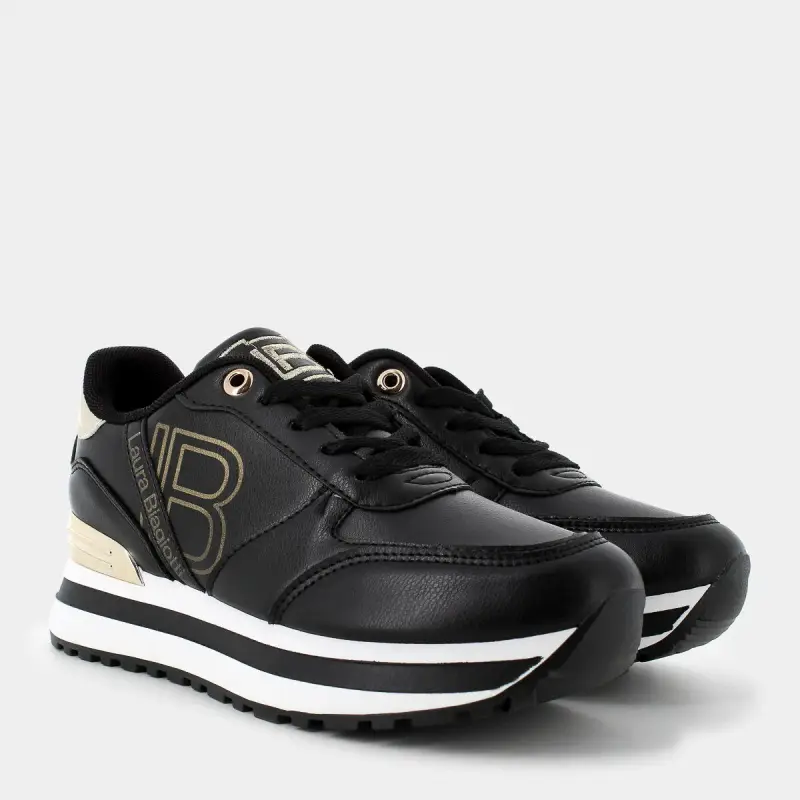 Sneakers Laura Biagiotti da Donna, nero miniatura 2