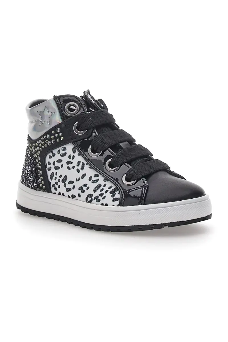 Sneakers Mid-Cut Nere Laura Biagiotti 15542 [NERO] miniatura 2