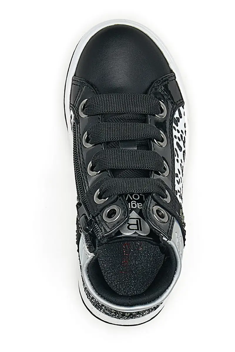 Sneakers Mid-Cut Nere Laura Biagiotti 15542 [NERO] miniatura 5