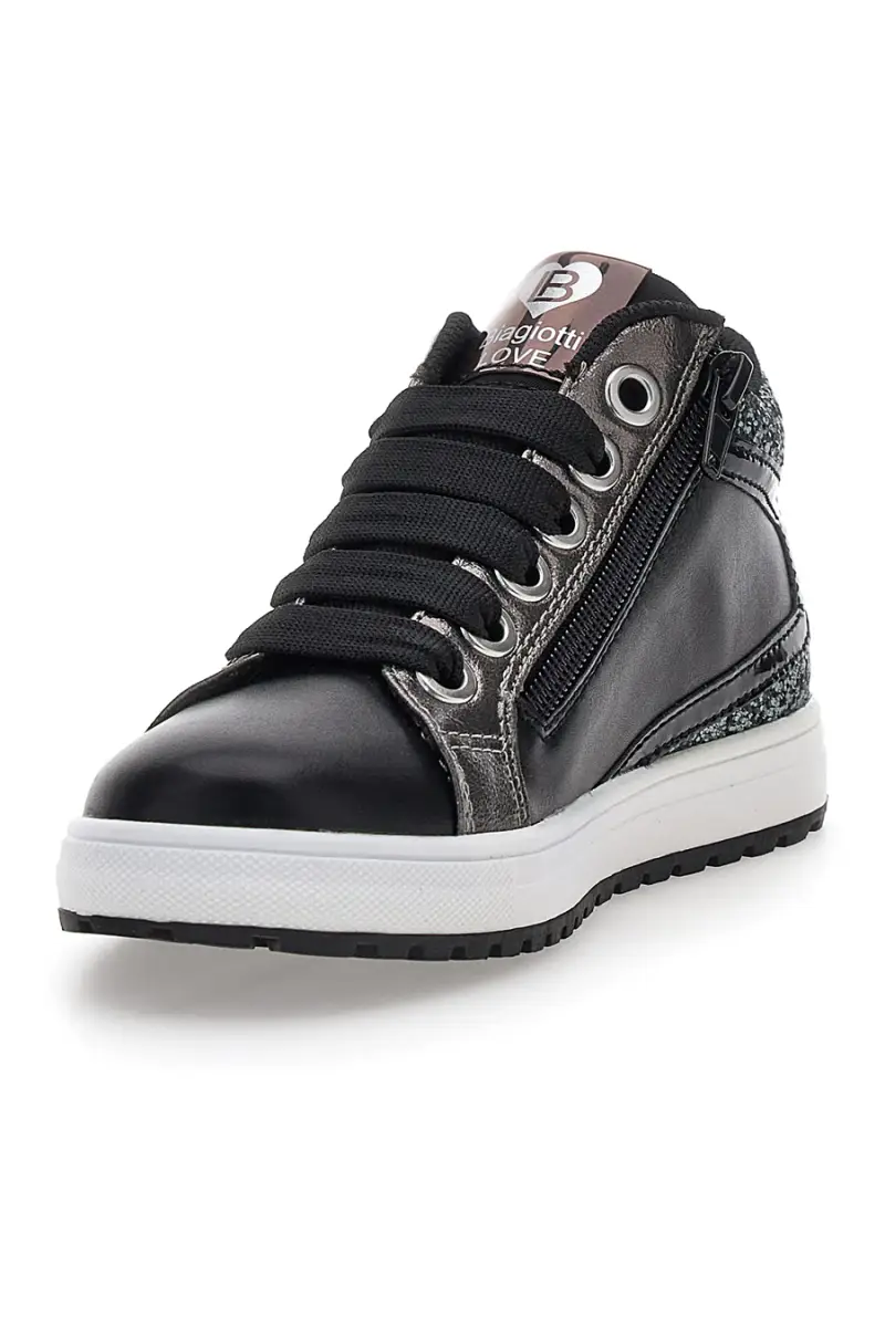 Sneakers nere con dettagli glitter Laura biagiotti AG1751016511 [NERO] miniatura 4