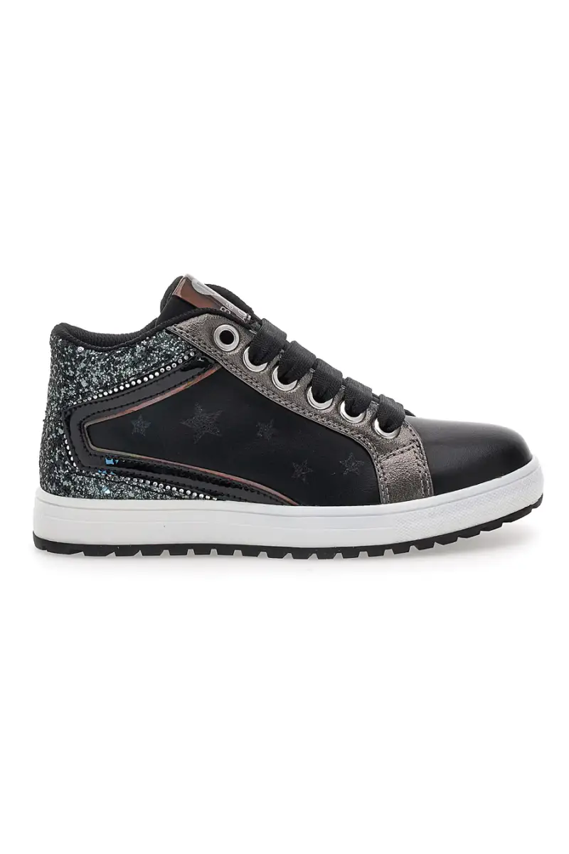 Sneakers nere con dettagli glitter Laura biagiotti AG1751016511 [NERO]