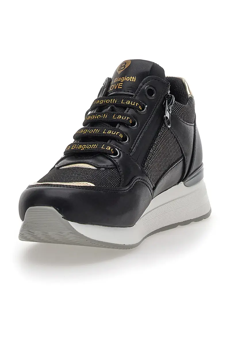 Sneakers Nere Con Platform Laura Biagiotti 87718991 [NERO] miniatura 3