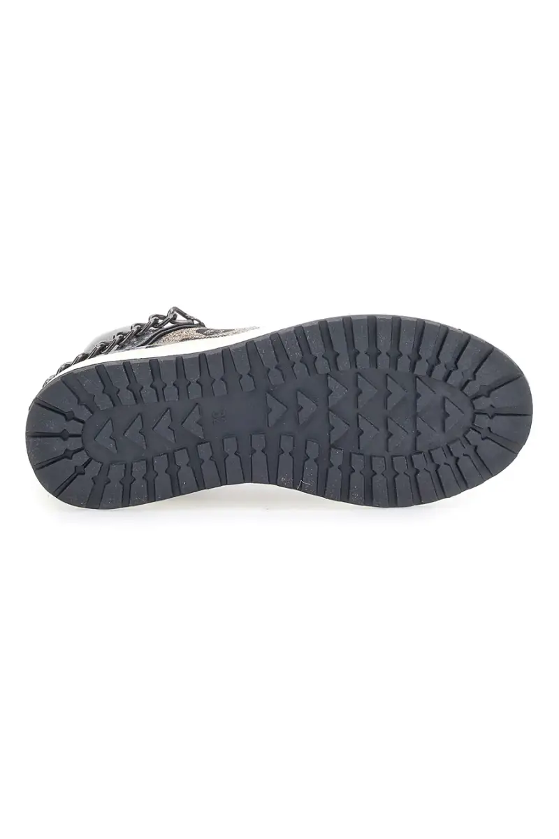 Sneakers Piombo con catenella Laura Biagiotti 13927 [ARGENTO] miniatura 4