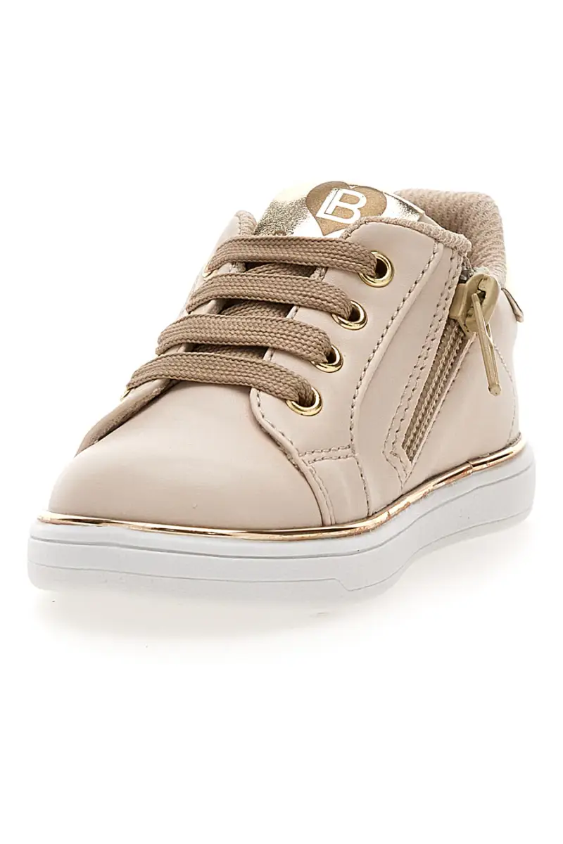 Sneakers rosa con dettagli oro Laura Biagiotti L97409510 [BEIGE] miniatura 3