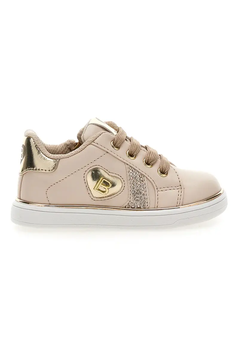 Sneakers rosa con dettagli oro Laura Biagiotti L97409510 [BEIGE]