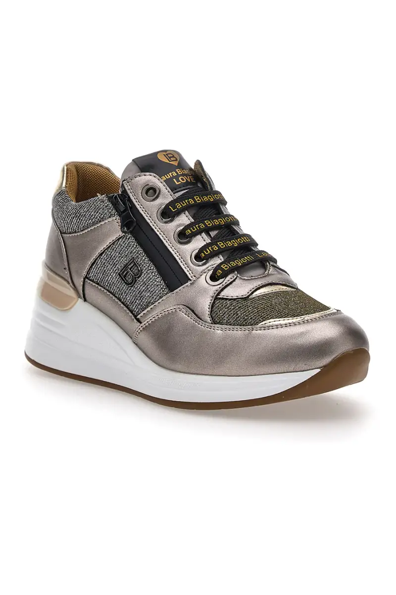Sneakers Taupe Con Platform LAURA BIAGIOTTI 87718990 [TAUPE] miniatura 2
