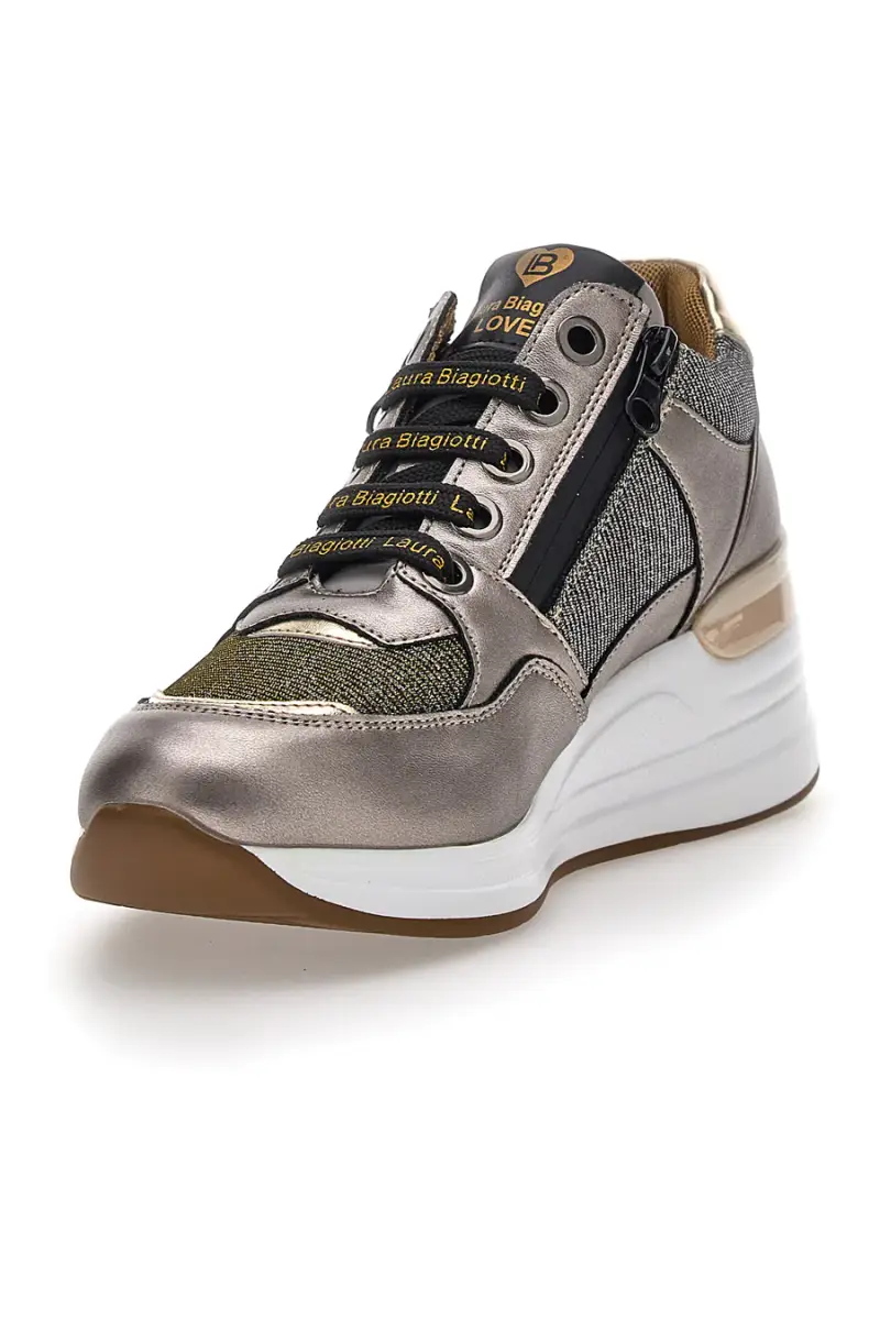 Sneakers Taupe Con Platform LAURA BIAGIOTTI 87718990 [TAUPE] miniatura 3