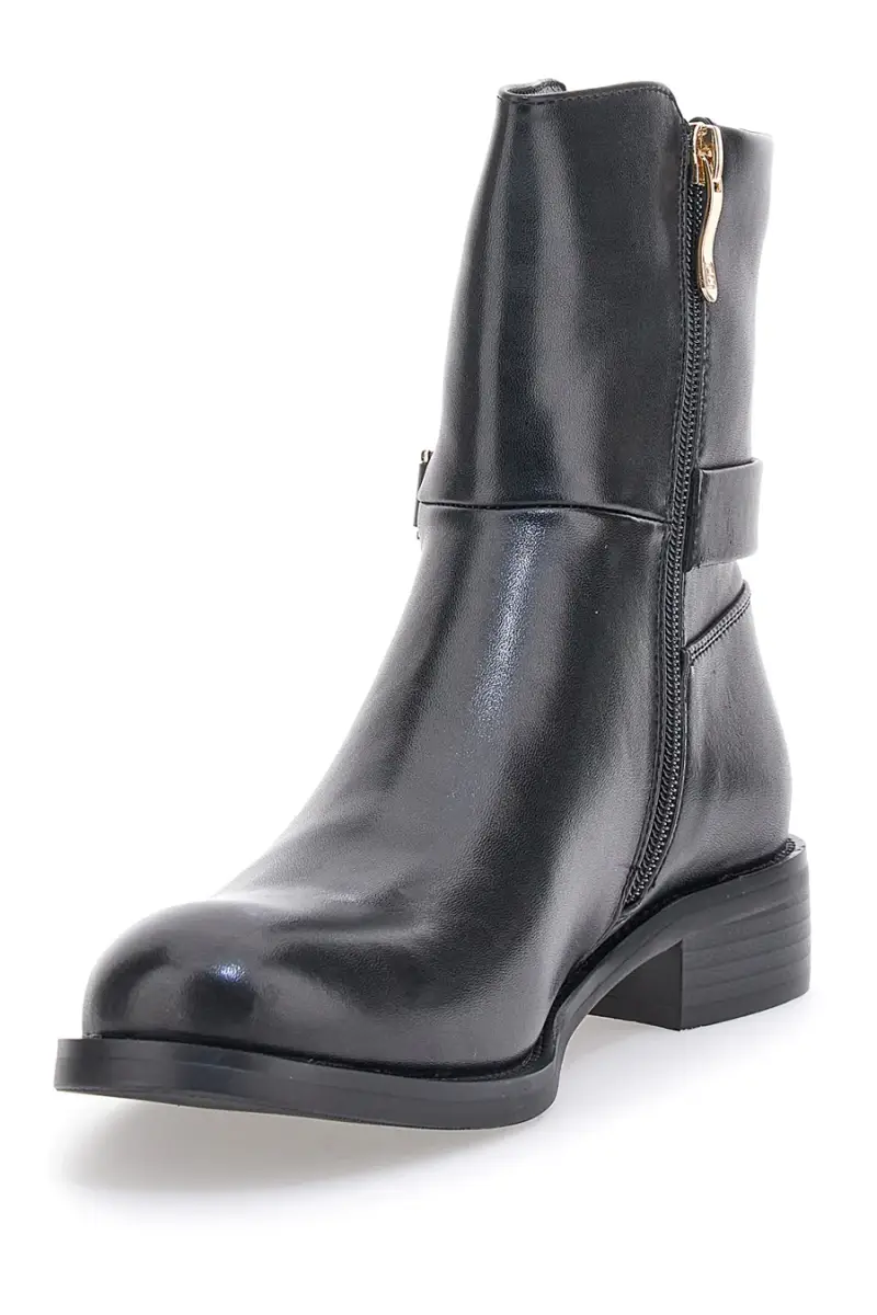Stivaletti Neri Con Cerniera Laterale LAURA BIAGIOTTI 8760M [NERO] miniatura 3