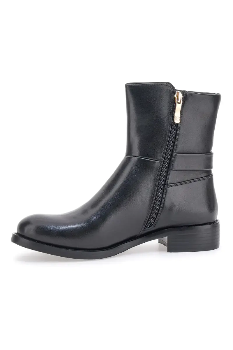 Stivaletti Neri Con Cerniera Laterale LAURA BIAGIOTTI 8760M [NERO] miniatura 4