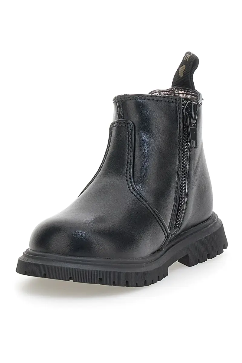 Stivaletti neri con cuori glitterati Laura Biagiotti AG1768216715 [NERO] miniatura 4