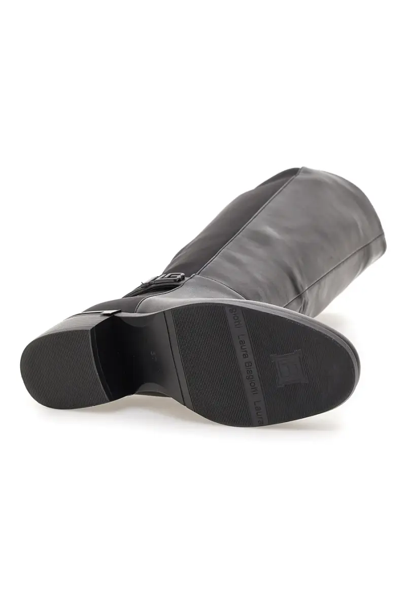 Stivali alti neri con fascia elastica Laura Biagiotti 9310 [NERO] miniatura 5
