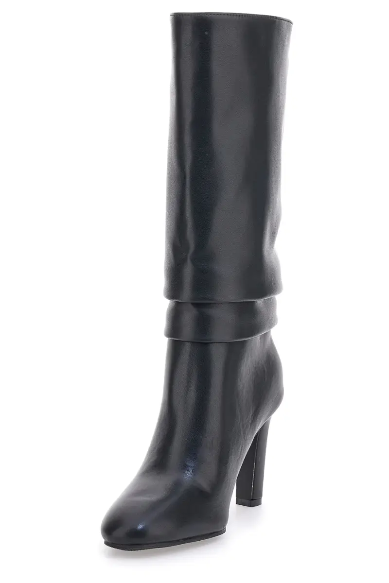 Stivali Neri con Arricciatura nel Gambale Laura Biagiotti 8843 [NERO] miniatura 3