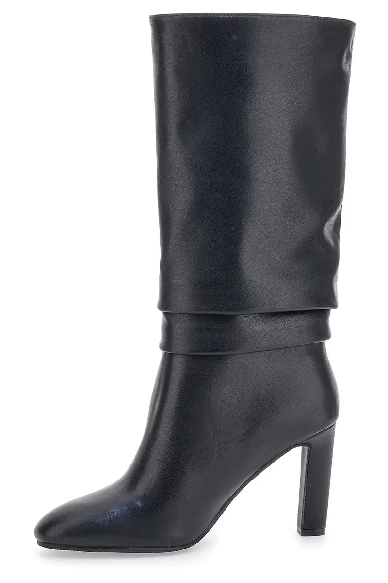 Stivali Neri con Arricciatura nel Gambale Laura Biagiotti 8843 [NERO] miniatura 4