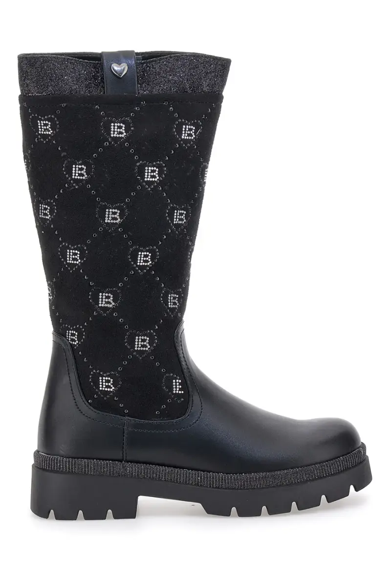 Stivali neri con logo Laura Biagiotti L97209506 [NERO]