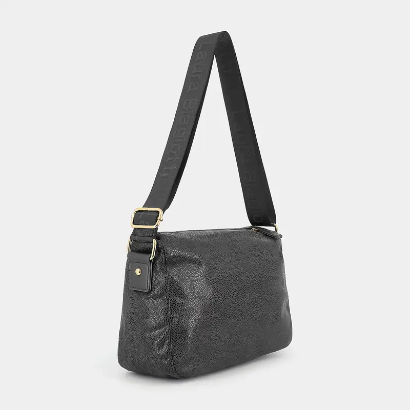 Tracolle Laura Biagiotti da Donna, nero miniatura 2