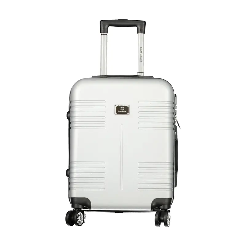 Trolley Piccolo Argento con Ruote e Chiusura a Combinazione