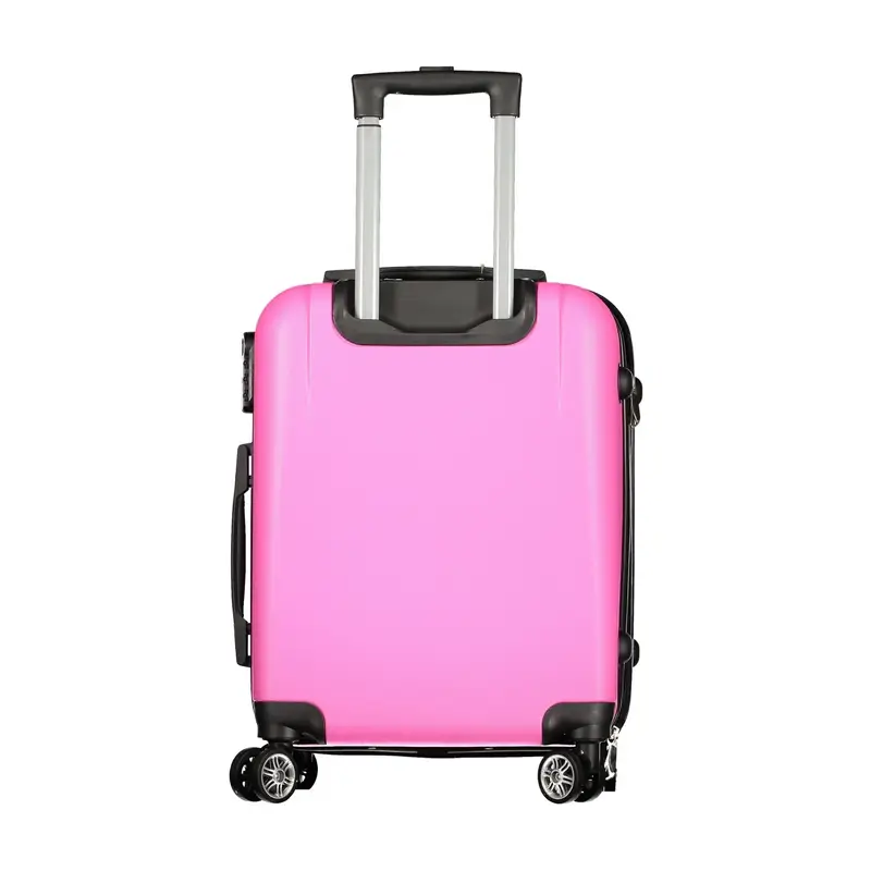 Trolley Piccolo Donna Rosa con Ruote e Lucchetto miniatura 2
