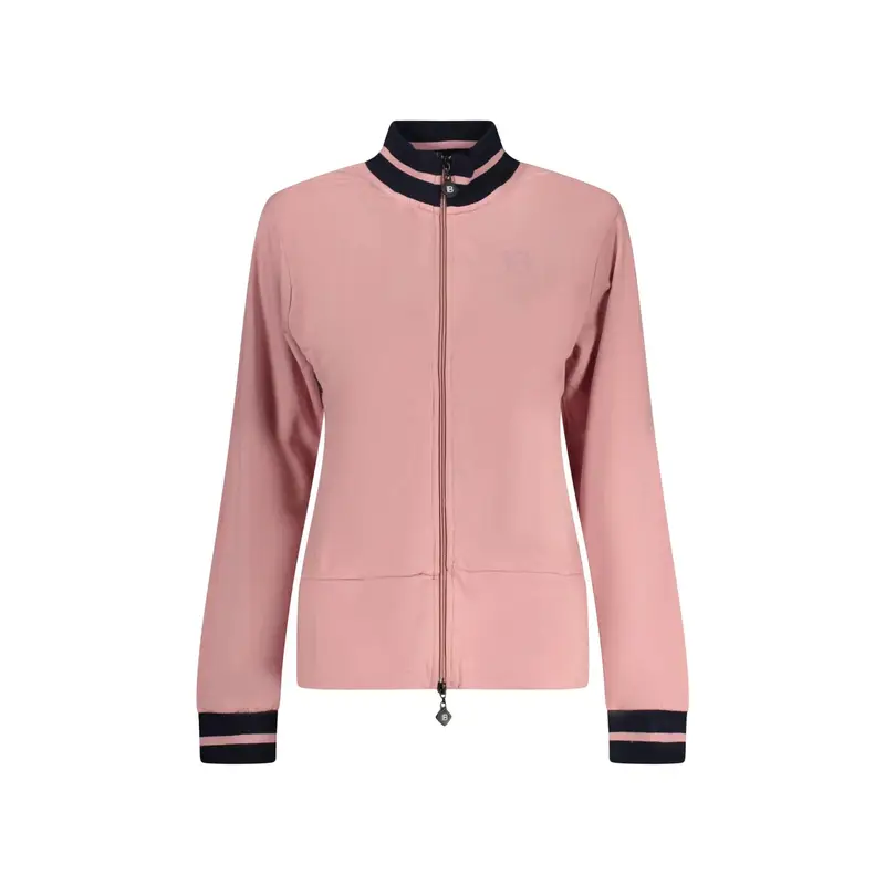 Tuta Sportiva Donna Rosa Felpa Full Zip miniatura 3
