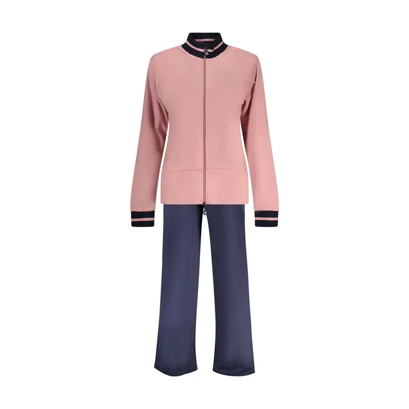 Tuta Sportiva Donna Rosa Felpa Full Zip