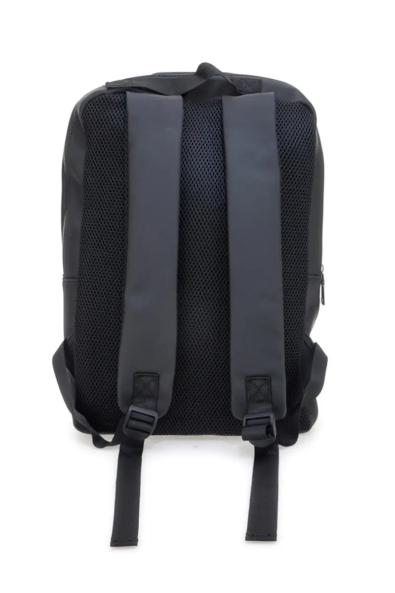 Zaino nero con tasca frontale verticale Biagiotti MOI LB25W-464/1/Z [NERO] miniatura 4