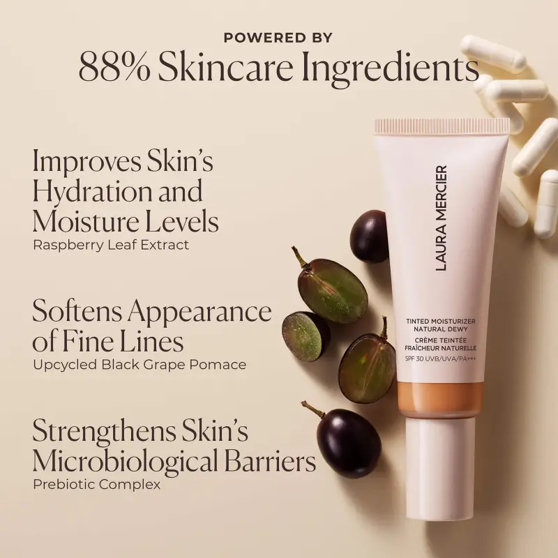 Fondotinta Tinted Moisturizer Natural Dewy SPF 30 UVB/UVA/PA+++ 1N Birch - Fondotinta, Crema colorata viso miniatura 4