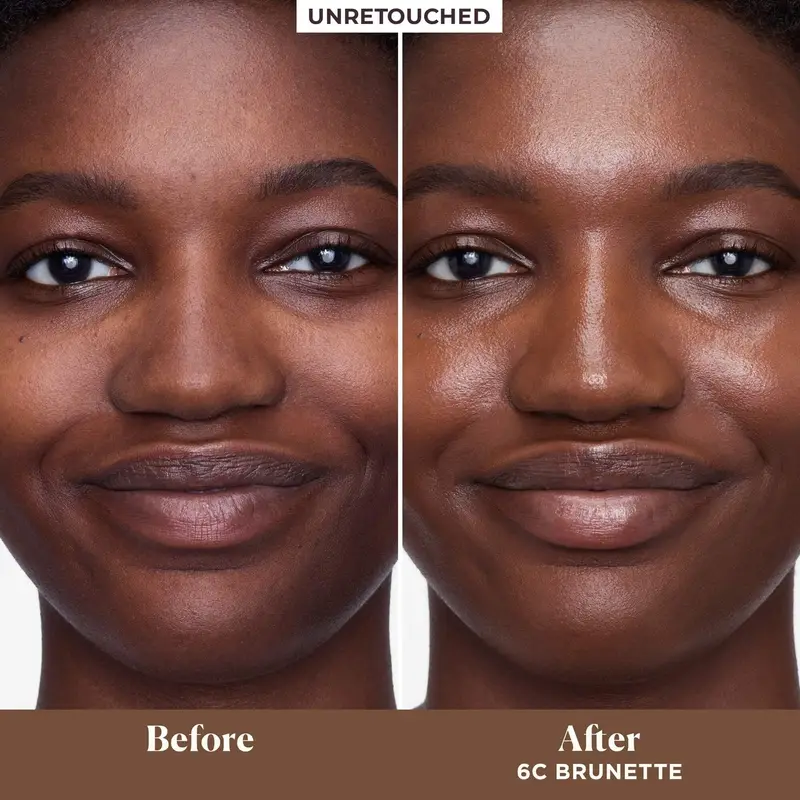 Fondotinta Tinted Moisturizer Natural Dewy SPF 30 UVB/UVA/PA+++ 6C Brunette - Fondotinta, Crema colorata viso miniatura 3