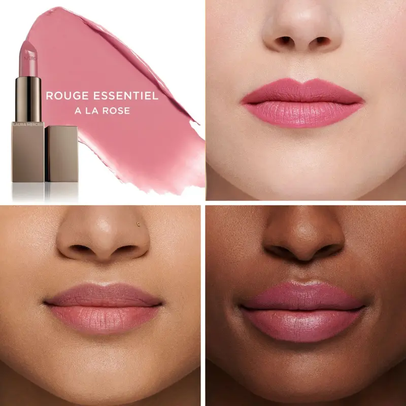 Rossetto Rouge Essentiel Silky Crème Lipstick A LA ROSE - Rossetti miniatura 3