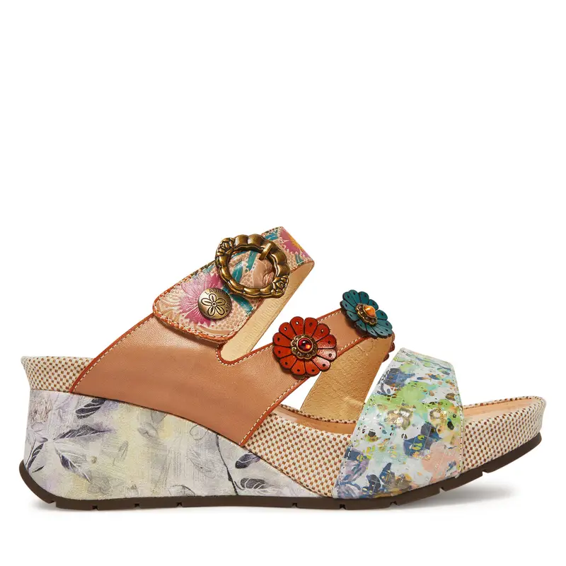 Ciabatte Laura Vita Barry 30 Écru Écru