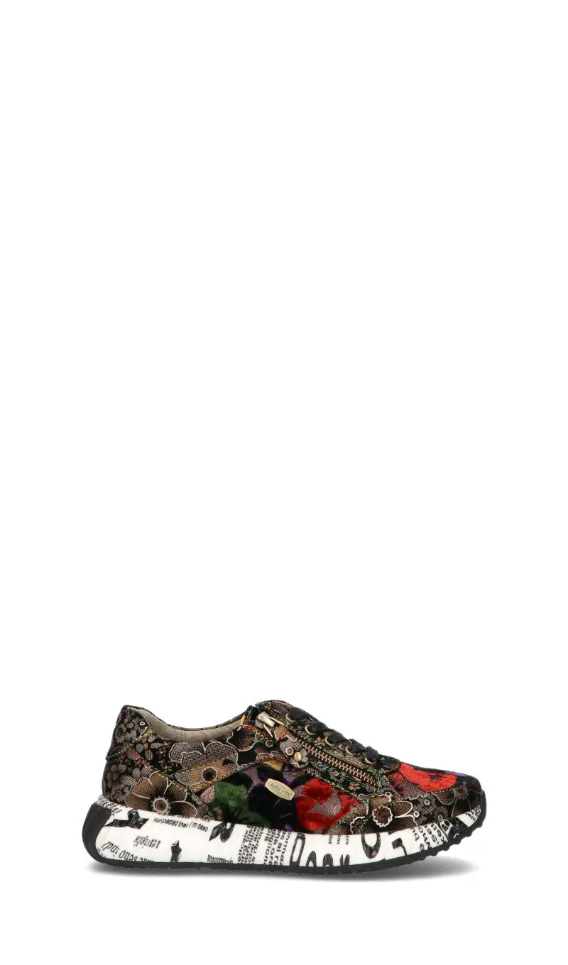 Sneaker donna multicolor in pelle Vario
